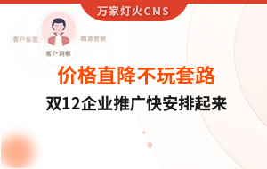 雙12年終大促，價(jià)格直降不玩套路！抗疫三年終結(jié)束，企業(yè)推廣快安排起來(lái)~